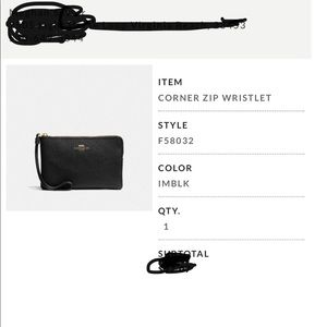 Coach Bags - Coach Black Wristlet Coach Bags - Coach Black Wristlet